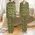 Holiday Lovers' Adorable Fluffy Highland Cow Christmas Wreath Red Plaid Repeating Pattern Green Plaid Background Satin Pajamas Set - 1