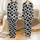 Modern Style Enthusiasts' High Contrast Black White Organic Splotches Design Satin Pajamas Set - 1