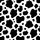 Modern Style Enthusiasts' High Contrast Black White Organic Splotches Design Satin Pajamas Set - 4