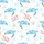 Ocean Lovers' Whimsical Hand-Drawn Blue Sea Turtle Coral Pink Starfish Pattern on White Satin Pajamas Set - 4