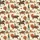 Western Enthusiasts' Vintage Comic Book Cowboy Horse Desert Saguaro Cactus Burnt Orange Pattern Satin Pajamas Set - 4
