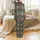 Western Enthusiasts' Vintage Illustrative Cowgirls on Horseback Teal Desert Art, Red-Orange & Saguaro Satin Pajamas Set - 3