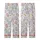 Animal Lovers' Cute Stylized Cartoon Forest Animals Seamless Pattern with Pastel Bears, Foxes, Rabbits on Heathered Light Grey Kid Satin Pajamas Set - 3