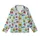 Whimsical Lovers' Cute Pastel Blue Avocado Strawberry Leopard Heart 'Sleep Sweet' Pattern Kid Satin Pajamas Set - 2