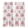 Animal Lovers' Whimsical Watercolor Brown Spotted Calves Fuchsia Blush Cherry Blossom Seamless Pattern Kid Satin Pajamas Set - 3