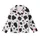 Art Lovers' High Contrast Black White Organic Fluid Ink Splatter Abstract Pattern Kid Satin Pajamas Set - 2