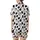 Whimsical Design Lovers' Seamless Black White Pink Hand-Drawn Cowhide Spot Cartoon Cow Mushroom Pattern Satin Short-Sleeve Pajamas Set - 3