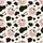 Cute Cartoon Style Fans' Cream Off-White Black Cow Print, Pink Cartoon Cow Faces & 'Sweet Milk' Pattern Kid Satin Pajamas Set - 4