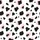 Modern Style Enthusiasts' Irregular Black Cow Spot White Pastel Pink Abstract Blob Pattern Kid Satin Pajamas Set - 4