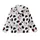 Whimsical Design Lovers' Seamless Black White Pink Hand-Drawn Cowhide Spot Cartoon Cow Mushroom Pattern Kid Satin Pajamas Set - 2