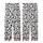 Farm Life Admirers' Black White Organic Splotch Abstract Cow Pattern Kid Satin Pajamas Set - 3