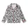 Farm Life Admirers' Black White Organic Splotch Abstract Cow Pattern Kid Satin Pajamas Set - 2