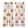 Holiday Animal Lovers' Whimsical Flat Art Highland Cow Christmas Pattern with Santa Hats, Holly Wreaths, Red & Green Snowflakes Kid Satin Pajamas Set - 3