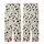 Cute Animal Lovers' Whimsical Off-White Hand-Drawn Cartoon Cow & Moo Pattern with Black Spots & Pink Accents Kid Satin Pajamas Set - 3