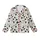 Cute Animal Lovers' Whimsical Off-White Hand-Drawn Cartoon Cow & Moo Pattern with Black Spots & Pink Accents Kid Satin Pajamas Set - 2