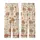 Boho Western Lovers' Retro Illustrated Cowboy Boots Wildflowers Peach Coral Olive Green Pattern Kid Satin Pajamas Set - 3