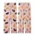 Cat Lovers' Charming Light Pink Feline Pattern Diverse Cats Red Hearts & Taupe Paw Prints Kid Satin Pajamas Set - BBR7BKH-KZ