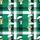 Cute Animal Lovers' Vibrant Green Black Plaid Chibi Cats Dogs Rabbits Umbrella Design Kid Satin Pajamas Set - 4
