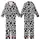 Animal Print Lovers' Bold Black White Organic Cow Pattern with Subtle Light Blue Accents Kid Satin Pajamas Set - 1