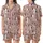 Cow Lovers' Whimsical Illustrative Holstein Cow Faces & Muted Floral Pattern on Soft Dusty Rose Satin Short-Sleeve Pajamas Set - 1