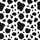 Modern Style Lovers' Illustrative Black White Organic Spot Cowhide Pattern Kid Satin Pajamas Set - 4