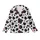 Modern Style Lovers' Illustrative Black White Organic Spot Cowhide Pattern Kid Satin Pajamas Set - 2
