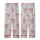 Cute Animal Lovers' Whimsical Pink Highland Cow Heart Sunglasses Bow Lollipop Seamless Pattern Kid Satin Pajamas Set - 3