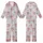 Cute Animal Lovers' Whimsical Pink Highland Cow Heart Sunglasses Bow Lollipop Seamless Pattern Kid Satin Pajamas Set - 1