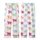 Highland Cow Fans' Whimsical Hand-Drawn Seamless Pattern Block Print Fuchsia Peach Mint Sky Blue Kid Satin Pajamas Set - 3