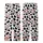 Cow Lovers' Playful Pure White Black Pink Cartoon Cows Spots Hearts Stars Pattern Kid Satin Pajamas Set - 3