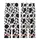 Fashion-Forward Individuals' Bold Black White Organic Irregular Cow Spot Seamless Pattern Kid Satin Pajamas Set - 3