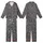 Minimalist Style Enthusiasts' High Contrast Flat Graphic Organic Irregular Black Blotches Pattern Kid Satin Pajamas Set - 1