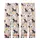 Whimsical Farm Life Admirers Light Pink Flat Art Farm Animal Pattern: Stylized Horses, Cows, Sheep, Rabbits, Roosters, Ducks Kid Satin Pajamas Set - 3