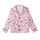 Pink Western Enthusiasts' Playful Pink & Hot Pink Cowgirl Boot Cactus Star Pattern Kid Satin Pajamas Set - 2