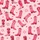 Cowgirl Chic Fans' Blush Pink Fuchsia Stylized Scattered Cowboy Boots Heart Badge Pattern Kid Satin Pajamas Set - 4