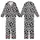 Animal Print Lovers' Bold Black White Cow Spot Pattern with Stylized Cow Heads and Milk Splashes Kid Satin Pajamas Set - 1