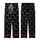 Cat Lovers' Whimsical Flat Illustrative Smiling Cat Faces Black White Pink Pattern Kid Satin Pajamas Set - 3