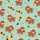 Whimsical Animal Lovers' Pastel Mint Green Highland Cow Golden Sunflower Rustic Repeat Design Kid Satin Pajamas Set - 4