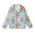 Capybara Lovers' Whimsical Cartoon Capybara Christmas Ice Skating Light Blue Seamless Pattern Kid Satin Pajamas Set - 2