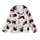 Cat Lovers' Whimsical Black Cat Pink Blob Polka Dot Seamless White Pattern Kid Satin Pajamas Set - 2