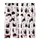 Cat Lovers' Whimsical Black Cat Pink Blob Polka Dot Seamless White Pattern Kid Satin Pajamas Set - 3