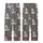 Cartoon Cow Working Laptop Blue Glasses Gold Frame Leopard Bow Brown Boba Tea Charcoal Grey Kid Satin Pajamas Set - 3
