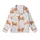 Highland Cow Calves Reddish-Brown Wildflower Watercolor Lavender Golden Pink Sage Kid Satin Pajamas Set - 2