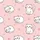 Cat Lovers' Whimsical Pastel Pink Seamless Cartoon Cats White Bodies Black Outlines & Pink Hearts Satin Short-Sleeve Pajamas Set - 4