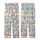 Cat Lover's Peeking Sleeping Stretching Cats Pattern: Pink Blue Grey Tan Aqua Eyes Kid Satin Pajamas Set - 3