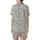 Cat Lovers' Whimsical Black & Grey Hand-Drawn Cartoon Cat Pattern with Playful Felines, Yarn, & Phrases Satin Short-Sleeve Pajamas Set - 3