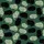 Cat Lovers' Playful Plump Minimalist Black Muted Green Cartoon Cats Forest Green Repeating Pattern Satin Short-Sleeve Pajamas Set - 4