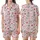 Cute Cow Lovers' Whimsical White Spotted Cartoon Cows Hot Pink Hearts Pastel Pink Seamless All-Over Design Satin Short-Sleeve Pajamas Set - 1