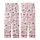 Cute Cow Lovers' Whimsical White Spotted Cartoon Cows Hot Pink Hearts Pastel Pink Seamless All-Over Design Kid Satin Pajamas Set - 3