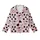 Kawaii Lovers' Whimsical Pastel Pink Cartoon Cow Face Heart Spot All-Over Print Kid Satin Pajamas Set - 2